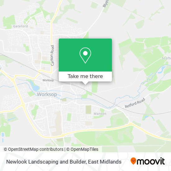Newlook Landscaping and Builder map
