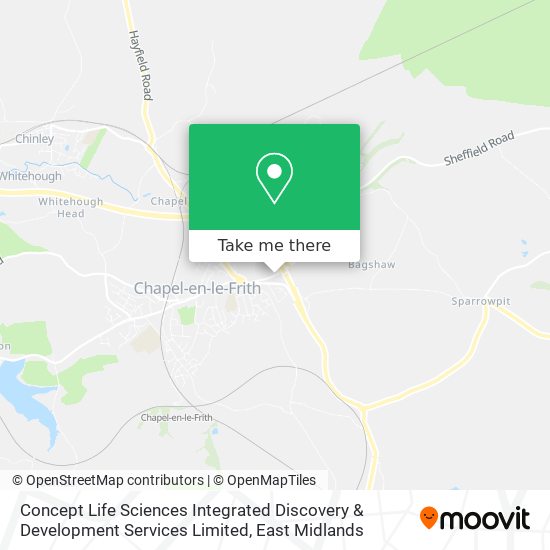 Concept Life Sciences Integrated Discovery & Development Services Limited map