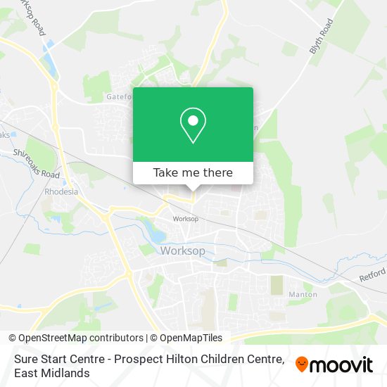 Sure Start Centre - Prospect Hilton Children Centre map