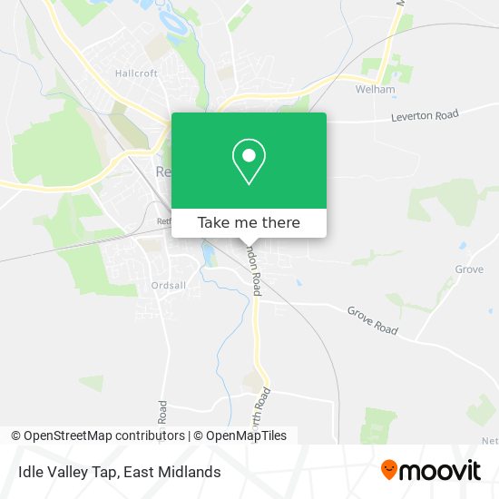 Idle Valley Tap map