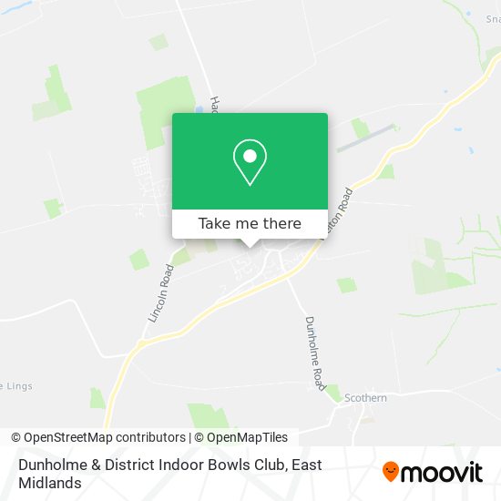 Dunholme & District Indoor Bowls Club map
