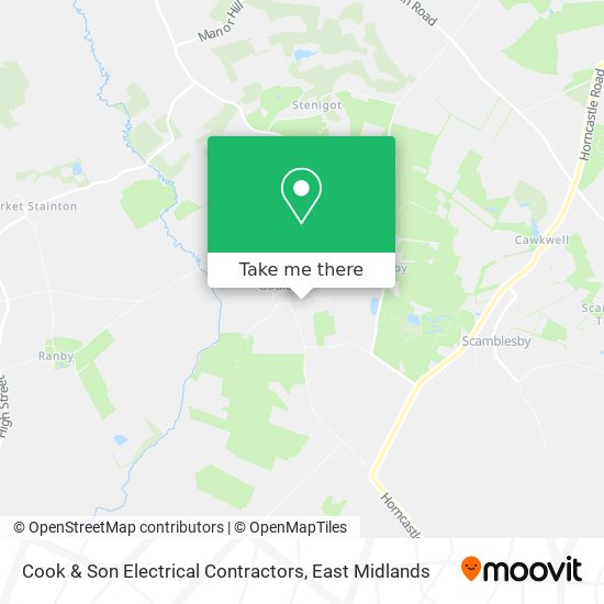Cook & Son Electrical Contractors map