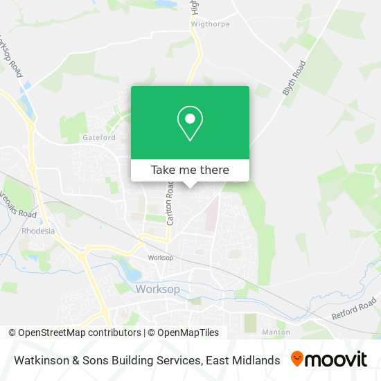 Watkinson & Sons Building Services map