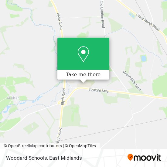Woodard Schools map