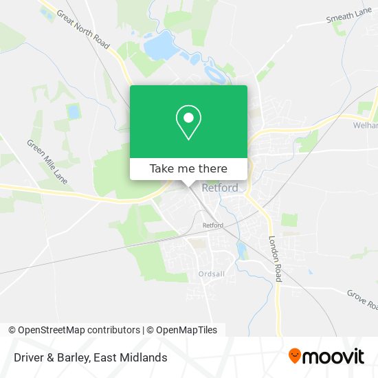 Driver & Barley map