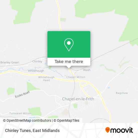 Chinley Tunes map