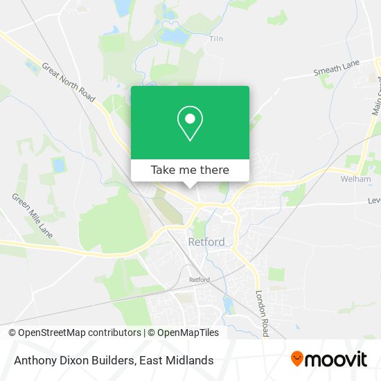 Anthony Dixon Builders map