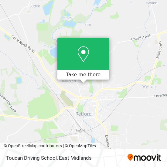 Toucan Driving School map