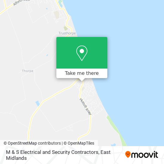 M & S Electrical and Security Contractors map