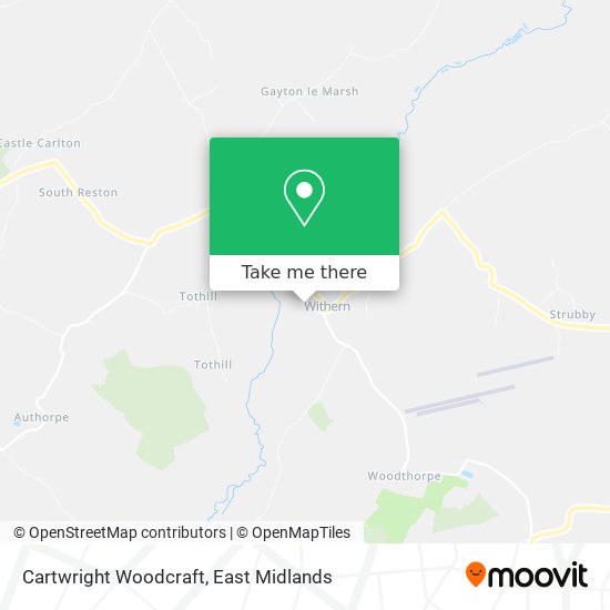 Cartwright Woodcraft map