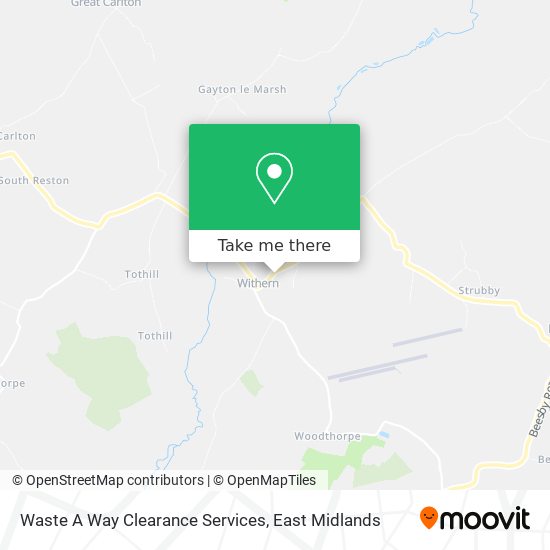 Waste A Way Clearance Services map