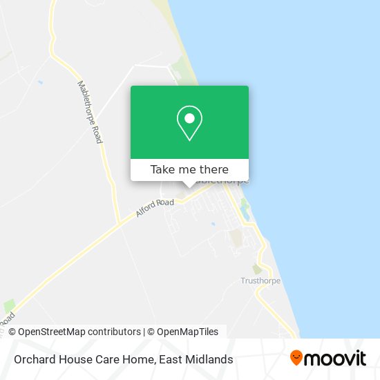 Orchard House Care Home map