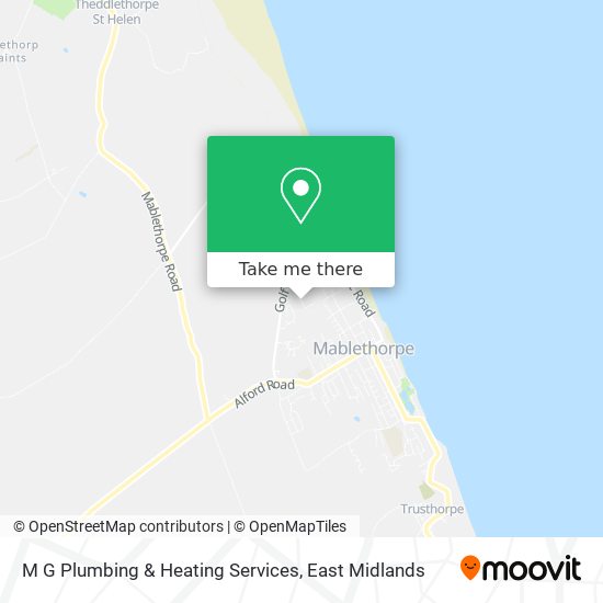 M G Plumbing & Heating Services map