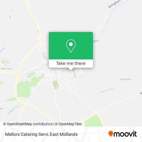 Mellors Catering Servi map