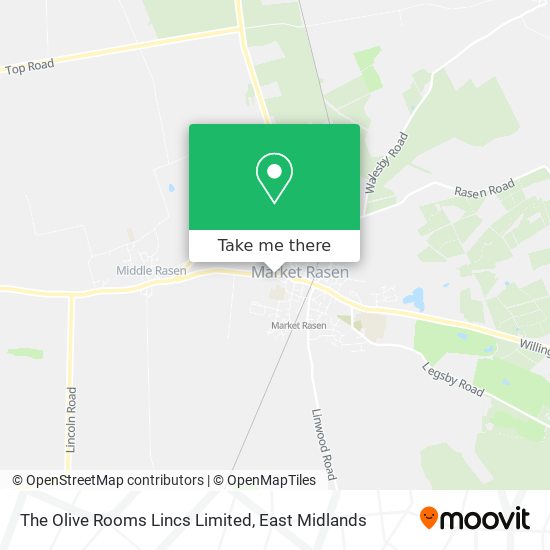 The Olive Rooms Lincs Limited map