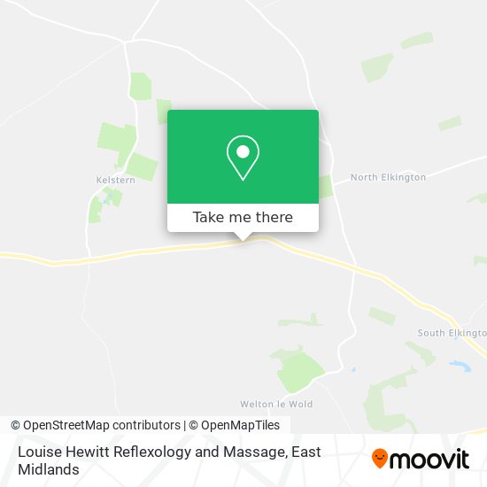Louise Hewitt Reflexology and Massage map