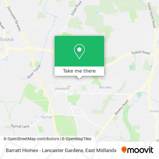 Barratt Homes - Lancaster Gardens map