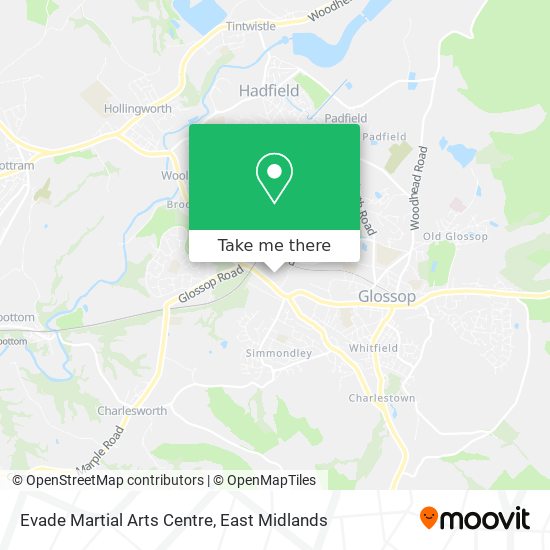 Evade Martial Arts Centre map