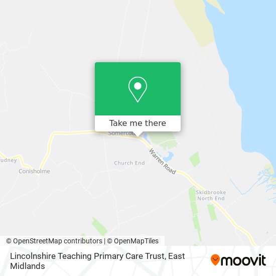 Lincolnshire Teaching Primary Care Trust map
