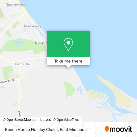 Beach House Holiday Chalet map