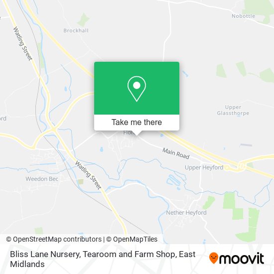 Bliss Lane Nursery, Tearoom and Farm Shop map