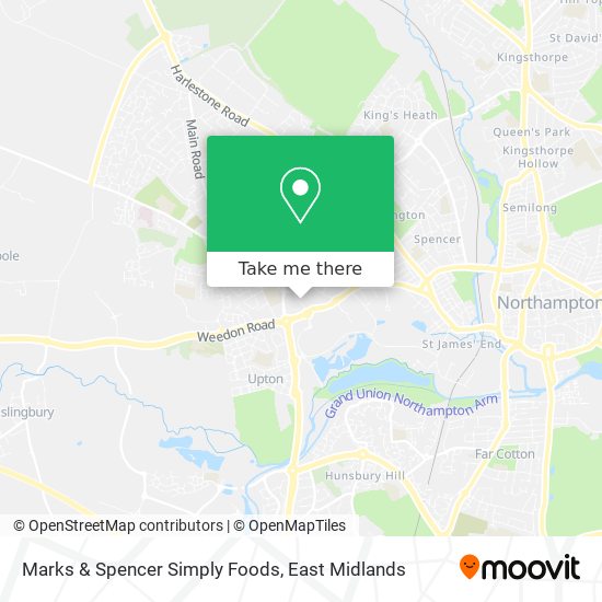 Marks & Spencer Simply Foods map