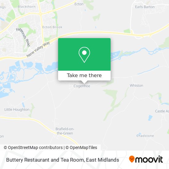 Buttery Restaurant and Tea Room map