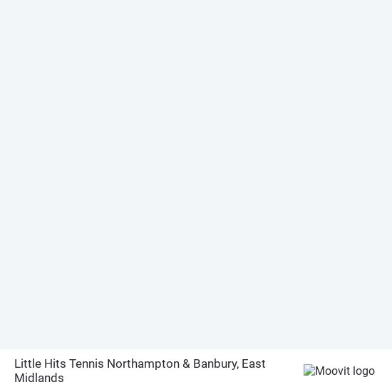 Little Hits Tennis Northampton & Banbury map