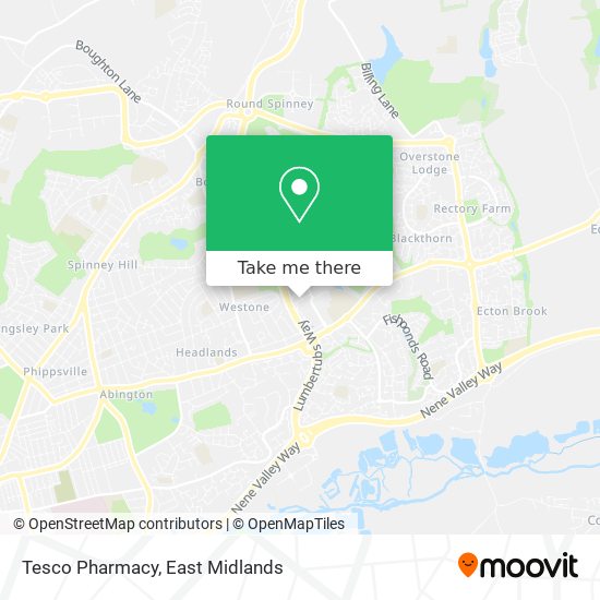 Tesco Pharmacy map
