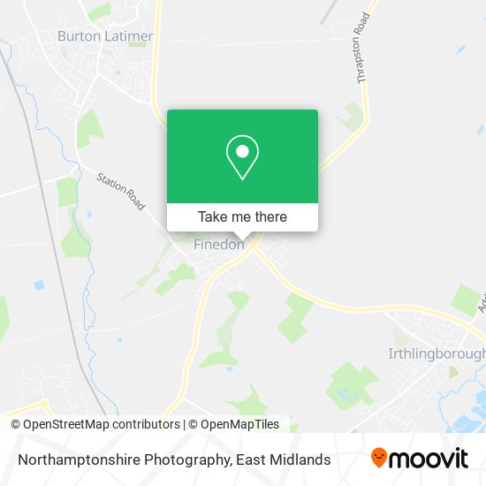 Northamptonshire Photography map