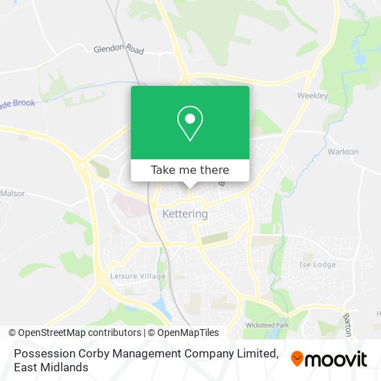 Possession Corby Management Company Limited map