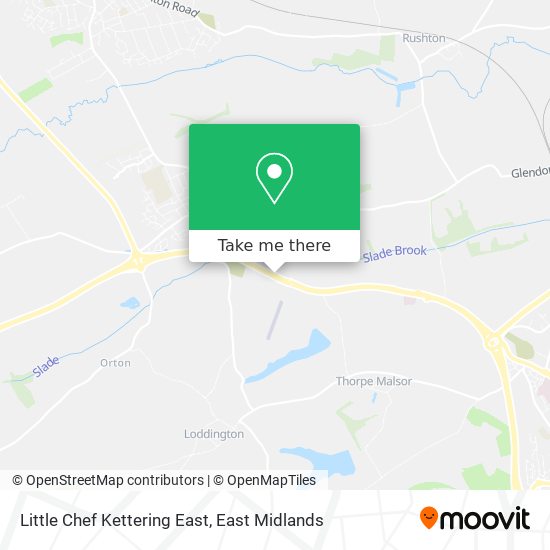 Little Chef Kettering East map