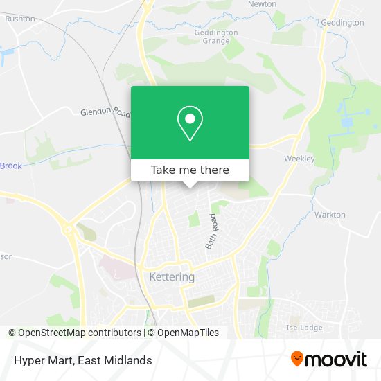 Hyper Mart map