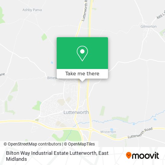 Bilton Way Industrial Estate Lutterworth map