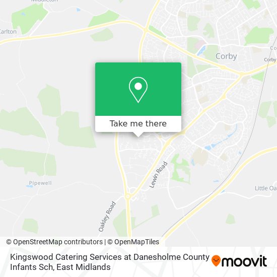 Kingswood Catering Services at Danesholme County Infants Sch map