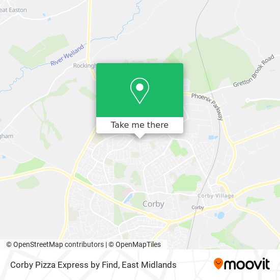 Corby Pizza Express by Find map