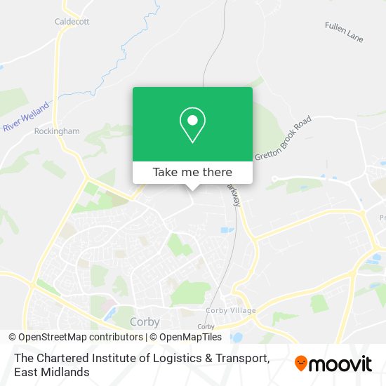 The Chartered Institute of Logistics & Transport map