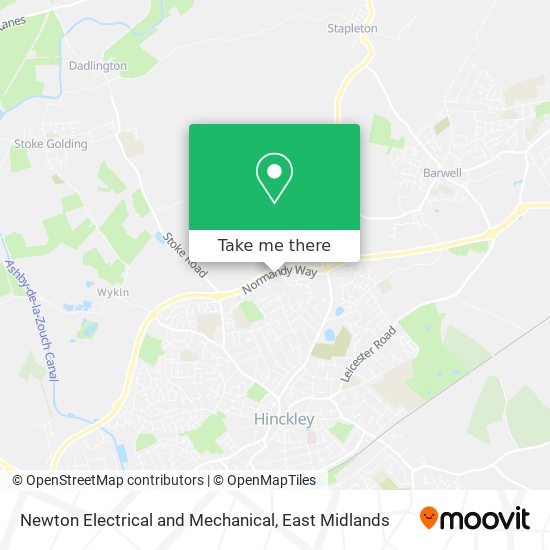 Newton Electrical and Mechanical map