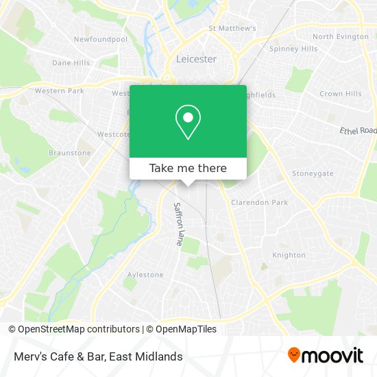 Merv's Cafe & Bar map