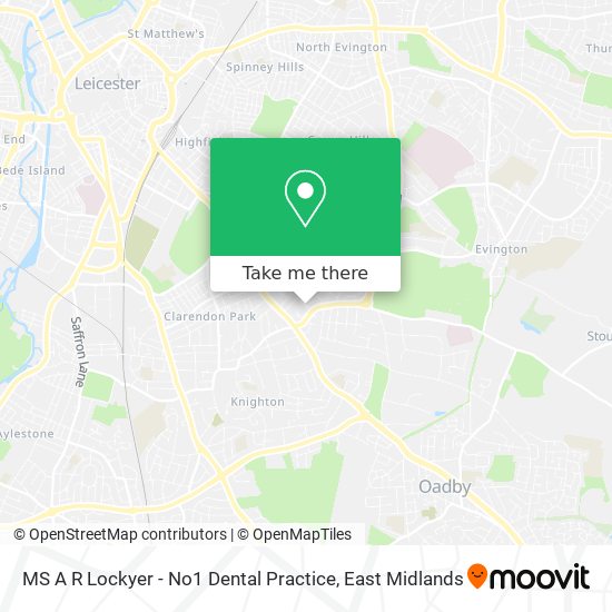 MS A R Lockyer - No1 Dental Practice map
