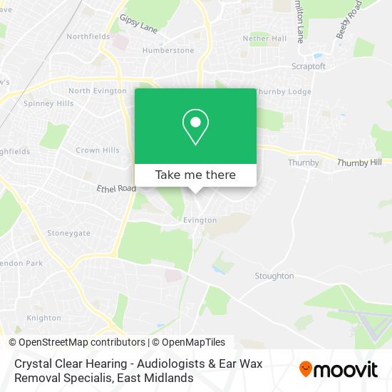 Crystal Clear Hearing - Audiologists & Ear Wax Removal Specialis map