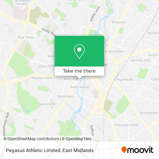 Pegasus Athletic Limited map