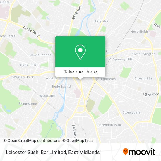 Leicester Sushi Bar Limited map