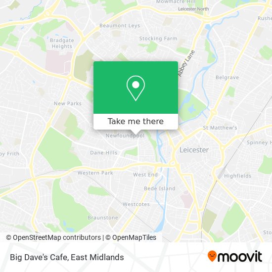 Big Dave's Cafe map