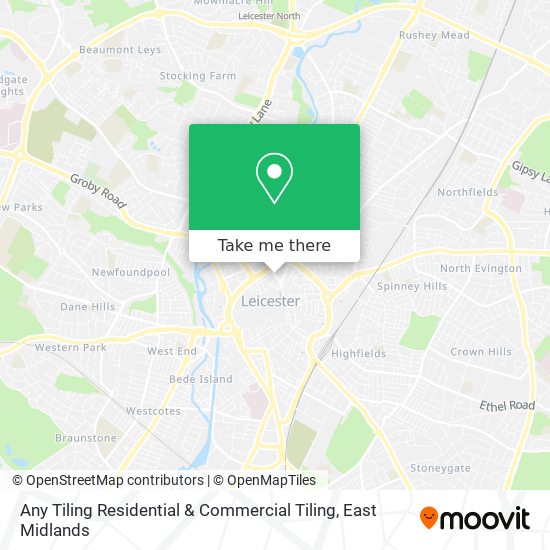 Any Tiling Residential & Commercial Tiling map