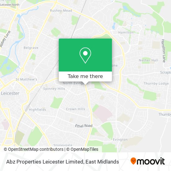 Abz Properties Leicester Limited map