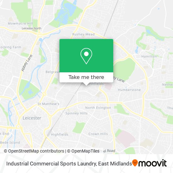 Industrial Commercial Sports Laundry map