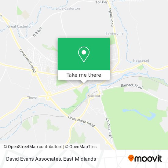 David Evans Associates map