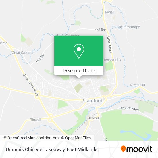 Umamis Chinese Takeaway map