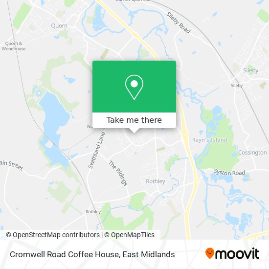 Cromwell Road Coffee House map